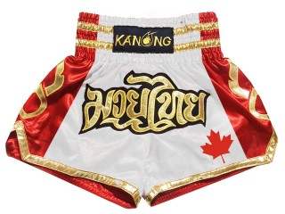 Személyre szabott Muay Thai rövidnadrág : KNSCUST-1261-Kanada