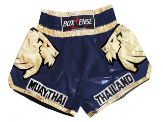 Boxsense Muay Thai-Box Kick Box Nadrág gyerekeknek : BXS-303-Sötétkék