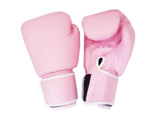 Kanong Muay Thai kesztyű, bokszkesztyű : "Classic" Világos Rózsaszín