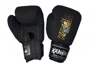 Kanong Muay Thai kesztyű  : "Simplel" Fekete