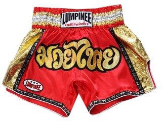 Lumpinee Muay Thai Nadrágok : LUM-045-Piros