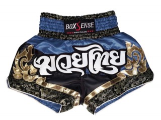 Boxsense Muay Thai-Box Kick Box Nadrág : BXS-086-Sötétkék