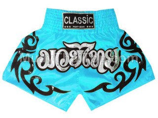 Classic Muay Thai Box Nadrág : CLS-017-égszínkék