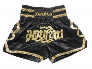 Kanong Muay Thai-Box Női Nadrág : KNS-121-Fekete