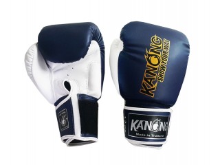 Kanong Muay Thai kesztyű  : Sötétkék