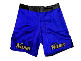Egyedi MMA rövidnadrág névvel vagy logóval: Kék