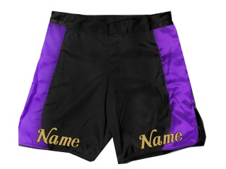 Tedd egyedivé az MMA rövidnadrágot névvel vagy logóval: fekete-lila