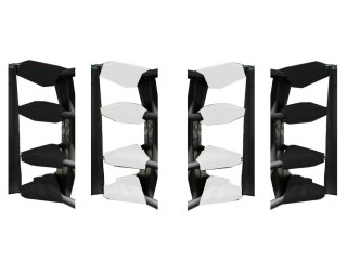 Bokszgyűrű feszítőzár burkolás (16 db) : Fehér / Fekete