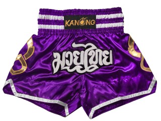 Kanong Muay Thai-Box Nadrág : KNS-143-Lila