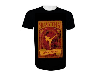 Egyedi Név hozzáadása Muay Thai Boksz Póló : KNTSHCUST-013