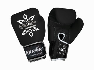 Kanong Valódi bőr bokszkesztyű : Fekete