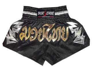 Boxsense Muay Thai-Box Kick Box Nadrág : BXS-090-Fekete