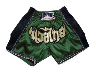 Lumpinee Retro Muay Thai Nadrágok : LUMRTO-003-sötétzöld