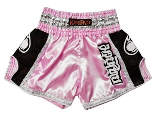 Kanong Retro Muay Thai-Box Kick Box Nadrág : KNSRTO-208-Rózsaszín