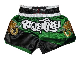 Boxsense Muay Thai-Box Kick Box Nadrág : BXS-091-Zöld