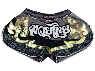 Boxsense Retro Muay Thai-Box Kick Box Nadrág : BXSRTO-028-szürke