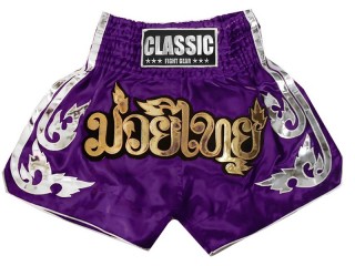 Classic Muay Thai Box Nadrág : CLS-015-Lila