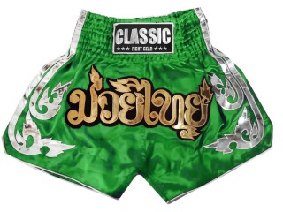 Classic Muay Thai Box Nadrág : CLS-015-Zöld