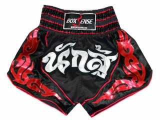 Boxsense Muay Thai-Box Kick Box Nadrág : BXS-063-Fekete