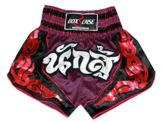 Boxsense Muay Thai-Box Kick Box Nadrág : BXS-063-Gesztenyebarna