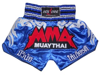 Boxsense Muay Thai-Box Kick Box Nadrág : BXS-066-Kék