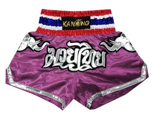 Kanong Muay Thai-Box Nadrág : KNS-125-Lila