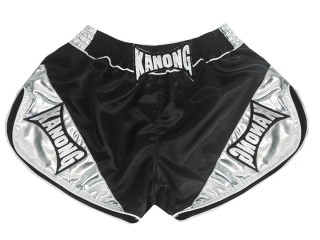 Kanong női rövidnadrág bokszhoz : KNSRTO-201-Fekete-Ezüst