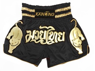 Kanong Muay Thai Nadrág : KNS-135-Fekete