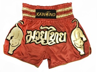 Kanong Muay Thai Nadrág : KNS-135-Piros