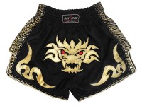 Boxsense Retro Muay Thai-Box Kick Box Nadrág : BXSRTO-026-Fekete