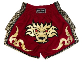 Boxsense Retro Muay Thai-Box Kick Box Nadrág : BXSRTO-026-Gesztenyebarna