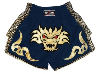 Boxsense Retro Muay Thai-Box Kick Box Nadrág : BXSRTO-026-Sötétkék