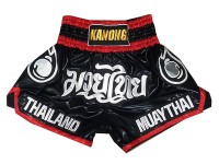 Kanong Muay Thai-Box Nadrág : KNS-118-Fekete