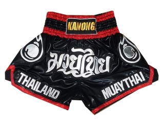 Kanong Thai Box Nadrág Női : KNS-118-Fekete