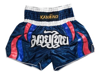 Kanong Muay Thai-Box Nadrág : KNS-138-Sötétkék