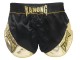 Kanong Retro Muay Thai-Box Kick Box Nadrág : KNSRTO-201-Fekete-Arany