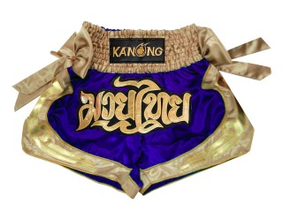 Kanong Muay Thai-Box Nadrág : KNS-132-Kék