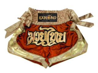 Kanong Muay Thai-Box Nadrág : KNS-132-Narancs