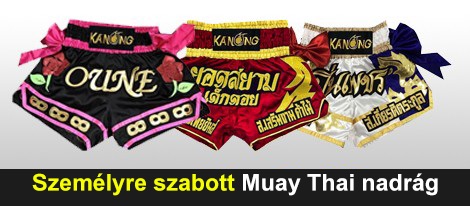 Szabott muay thai Nadrág